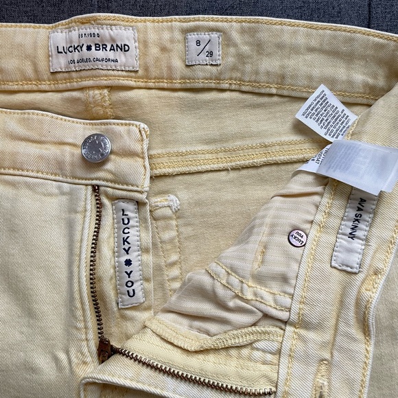Lucky Brand Yellow Jeans - Picture 1 of 4